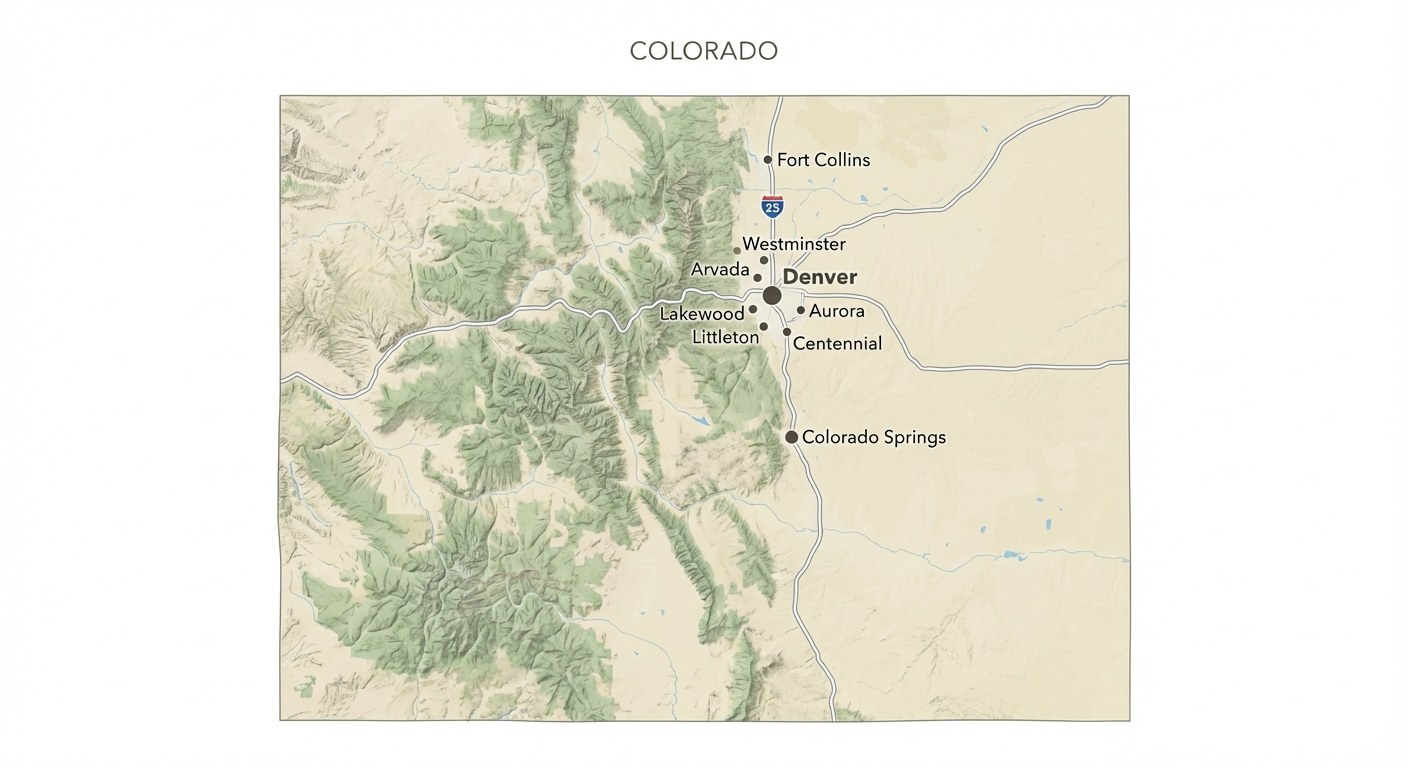 Map of Colorado