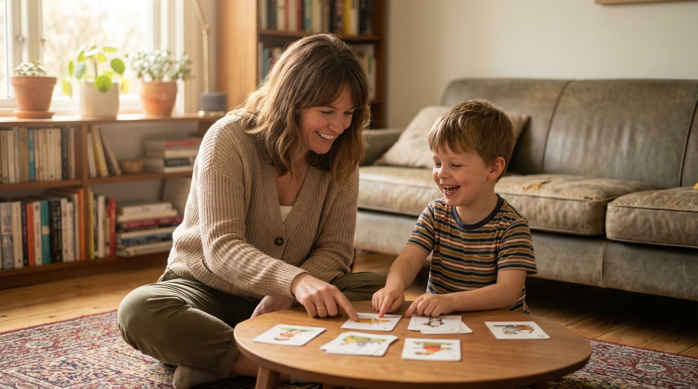 A parent and child in Arvada, Colorado